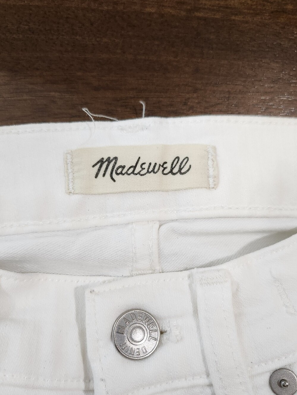 Madewell Womens White High Rise Skinny Jeans - Picture 4 of 8